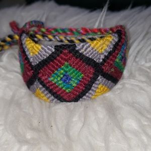 Wide Handmade Macrame Bracelet ( Imported)